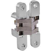 Tinor - Hidden Cross Hinge, Stainless Steel Hidden Folding Door Hinge, Invisible Cabinet Door Hinge (94mm)