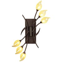 Inspired Mantra Holland Ceiling/Wall Switched 6 Light G9, Brown/Black Oxide