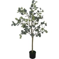 HOMCOM Artificial Plant, Faux Silk Eucalyptus Tree, 150cm