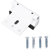 Groofoo - Home Security Door Lock Withstand 800lbs Aluminum Alloy Childproof Door Reinforcement Lock for Bedroom Garage White