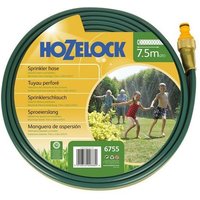 Hozelock - 2 in 1 Sprinkler Soaker Pourous Garden Watering Flat Hose 7.5M 6755