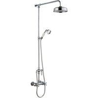 Hudson Reed - Thermostatic Bar Mixer Shower Kit with Handset and Fixed Head