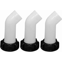 Dewdat - ibc Drain Connector, ibc Adapter Drain Cover Outlet Hose Connection Extension Water Tank Drain Cover Nozzle Valve Cap Valve Internal Thread