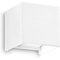 Ideal Lux - Atom 2 Light Integrated led Outdoor Up Down Wall Lamp White 1050Lm 3000K IP54