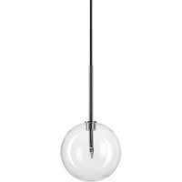 Ideal Lux - equinoxe 15cm Globe Pendant Ceiling Light Chrome