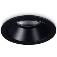 Ideal Lux Game 5.8cm LED Recessed Downlight Black 3000K