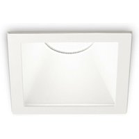 Ideal Lux - Game Square Recessed Downlight White 8.4cm 2700K