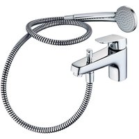 Ideal Standard - Ceraflex Bath Shower Mixer Tap Single Handle with Shower Kit - Chrome