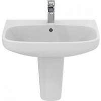 Ideal Standard I.Life A Basin and Semi Pedestal 600mm Wide - 1 Tap Hole