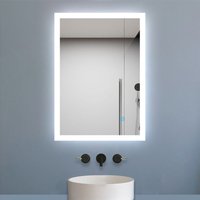 Biubiubath - 700x500mm Bathroom Mirror with led Lights Touch Switch Smart Vanity Mirror