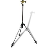 Impulse Sprinkler Garden Watering Zinc on Tripod Base Vidaxl