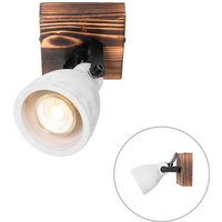 Industrial Ceiling Spot Wood with Concrete - Creto