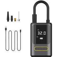 Inflator, Mini Electric Air Pump, 4000 mAh Portable Air Compressor, 150 PSI Cordless Tire Inflator with Digital LCD Display, Rechargeable Air Pump