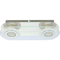 Italux Flavio Modern 2 Light Twin Ceiling Spotlight LED, 3000K