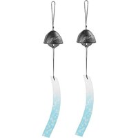 Japanese Wind Chime Southern Cast Iron Rock Wind Chime Beautiful Home Charm Chime-Black