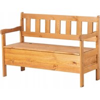 KADAX garden bench, bench with storage space and backrest