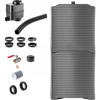 KADAX Rainwater Storage Tank 250L Rainwater Plastic Barrel Modular Set