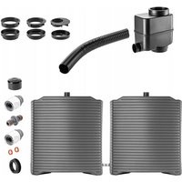 KADAX Rainwater Tank, Modular Container 250L with Tap Set