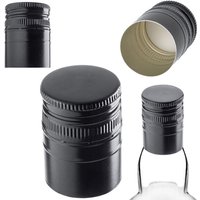 KADAX screw cap, 50 pieces, 31.5x44mm for bottles, aluminum bottle stopper, twist cap, screw lid for wine bottles, juice bottles & liqueur bottles