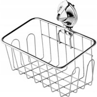 KADAX stainless steel suction cup shower basket, no drilling required