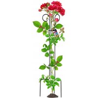 KADAX steel trellis, freestanding plant support for roses, 120 cm