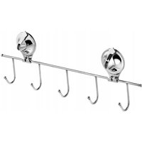 KADAX wall hook made of stainless steel, silver
