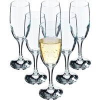 KADAX wine glasses, dishwasher-safe wine glasses 6x190ml, for sparkling wine