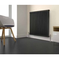 Kartell Laser Klassic Anthracite 600mm x 1190mm Triple Column Horizontal Radiator - ALCL306026