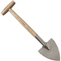 Kentandstowe - Stainless Steel Perennial Spade Border Plants Heavy Duty Ash Handle