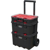 Keter - Stack n Roll Modular Wheeled Tool Box Case Organiser Set ketsnrmod 250927