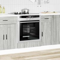 Vidaxl - Oven Cabinet Porto Grey Sonoma Engineered Wood