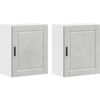 Vidaxl - Kitchen Wall Cabinets 2 pcs Porto Concrete Grey Engineered Wood