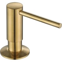Cyslmuk - Kitchen Soap Dispenser with 500ML Container - Built-in Kitchen Sink Soap Dispenser - Gold