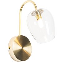 Classic Wall Light Gold with Glass - Elien