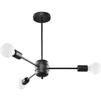Lango 3 black chandelier