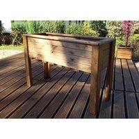 Charles Taylor - Large Wiltshire (Raised) Trough - Redwood - L41 x W109 x H72 - Minimal Assembly Required