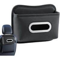 Leather car tissue box, headrest towel holder, vehicle sun visor tissue dispenser
