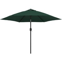 LED Cantilever Garden Parasol 3 m Green CFW691227