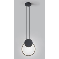 Led Industrial Pendant Light Fixture Ring Ceiling Light Adjustable Hanging Lamp Indoor Chandelier Cold White Light