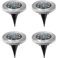 LED Solar Garden In-ground Light Set 4pcs HI