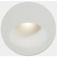 LEDS C4 Bat Round Oval Outdoor LED Recessed Wall Light Round White IP65 2.2W 2700K