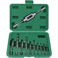 Tinor - Left Hand Screw Extractor and Drill Bit, 11pcs hhs Broken Screw Drill Bits and Set Bolts Extractor Fastners Taken Out Removal Tool