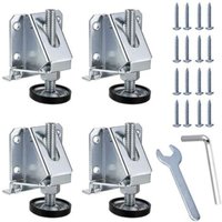 Leveling Feet Heavy Duty Furniture Leveler Adjustable Table Leg Leveler with Lock Nuts for Furniture, Tables, Cabinets, Workbenches, Shelving, etc.
