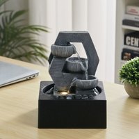 Tabletop Fountain Water Feature with LED Light