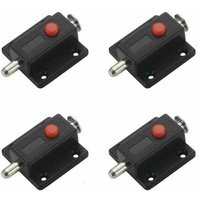 Ymyny - Locks, Automatic Safety Sliding Lock with Spring Button, 4 Pieces