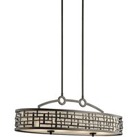 Elstead - 4 Light Pendant Bar Island Chandelier Light Olde Bronze, E27