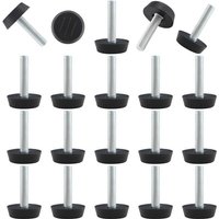 Odipie - Lot of 20 adjustable levels for fishermen for furniture, level M6 for patio furniture, table tops, chaises and furniture pieces
