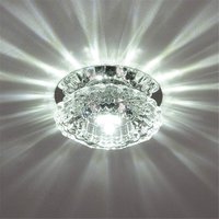 Crystal Spotlight Modern Ceiling Light Led Down Light For Aisle Entrance Hall Cold White