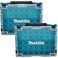 Clear Lid makpac Tool Case Stacking Organiser Tool Box Divider Twin Pack - Makita