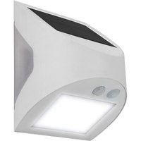 Masterplug LEXSW30W40-01 Prysm Outdoor Solar Wall Light PIR Motion Sensor White MSTSW30W40